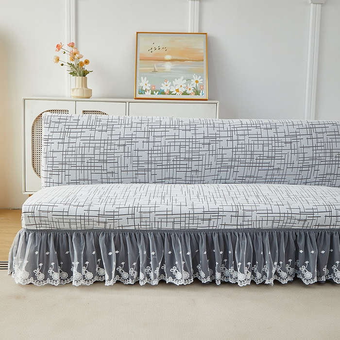 91家纺网 家纺一手货源 找家纺 （总）丝绮鹿 2025新款裙边沙发床套