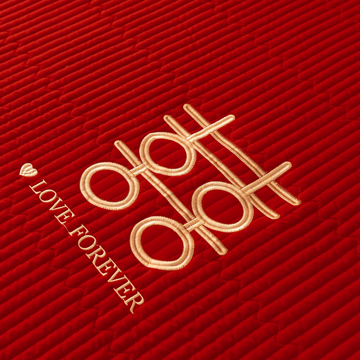 91家纺网 家纺一手货源 找家纺 卓缦家纺 2025新款婚庆加厚软床垫软床笠三件套婚庆床单床盖 欢喜-床护垫