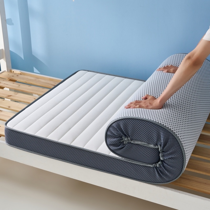 91家纺网 家纺一手货源 找家纺 （总）奇丝雅 2025新款牛奶丝学生宿舍床专用加厚记忆棉海绵立体乳胶床垫【高密记忆棉】