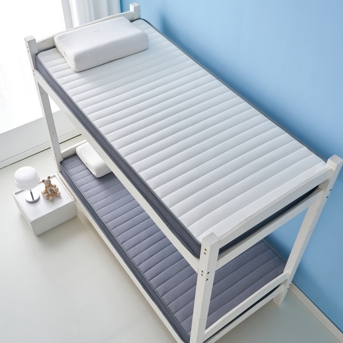 91家纺网 家纺一手货源 找家纺 （总）奇丝雅 2025新款牛奶丝学生宿舍床专用加厚记忆棉海绵立体乳胶床垫【高密记忆棉】