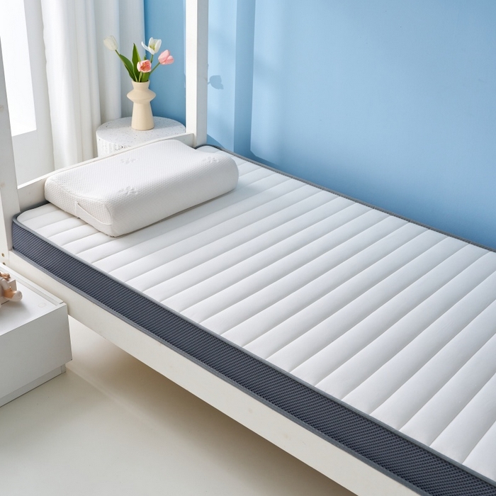 91家纺网 家纺一手货源 找家纺 （总）奇丝雅 2025新款牛奶丝学生宿舍床专用加厚记忆棉海绵立体乳胶床垫【高密记忆棉】