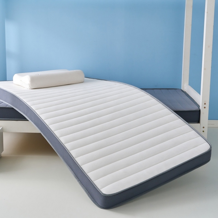 91家纺网 家纺一手货源 找家纺 奇丝雅 2025新款牛奶丝学生宿舍床专用加厚记忆棉海绵立体乳胶床垫【高密记忆棉】 牛奶-白（6公分）