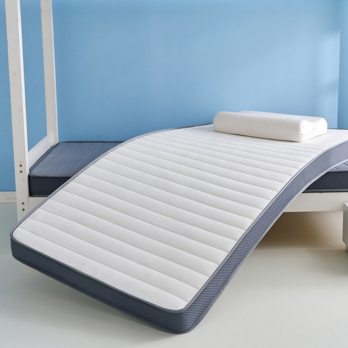 91家纺网 家纺一手货源 找家纺 奇丝雅 2025新款牛奶丝学生宿舍床专用加厚记忆棉海绵立体乳胶床垫【高密记忆棉】 牛奶-白（6公分）