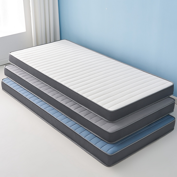 91家纺网 家纺一手货源 找家纺 奇丝雅 2025新款牛奶丝学生宿舍床专用加厚记忆棉海绵立体乳胶床垫【高密记忆棉】 组合图仅供参考