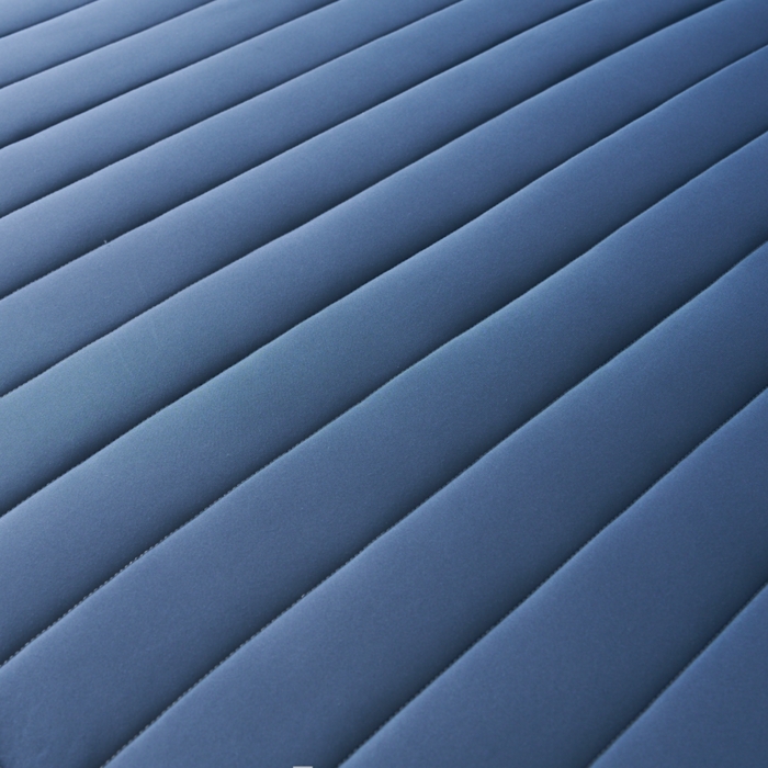 91家纺网 家纺一手货源 找家纺 奇丝雅 2025新款牛奶丝学生宿舍床专用加厚记忆棉海绵立体乳胶床垫【高密记忆棉】 牛奶-灰蓝（6公分）