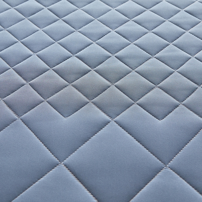 91家纺网 家纺一手货源 找家纺 奇丝雅 2025新款牛奶丝学生宿舍床上下铺专用加厚记忆棉海绵立体乳胶床垫【高密记忆棉】 菱格-兰（9公分）