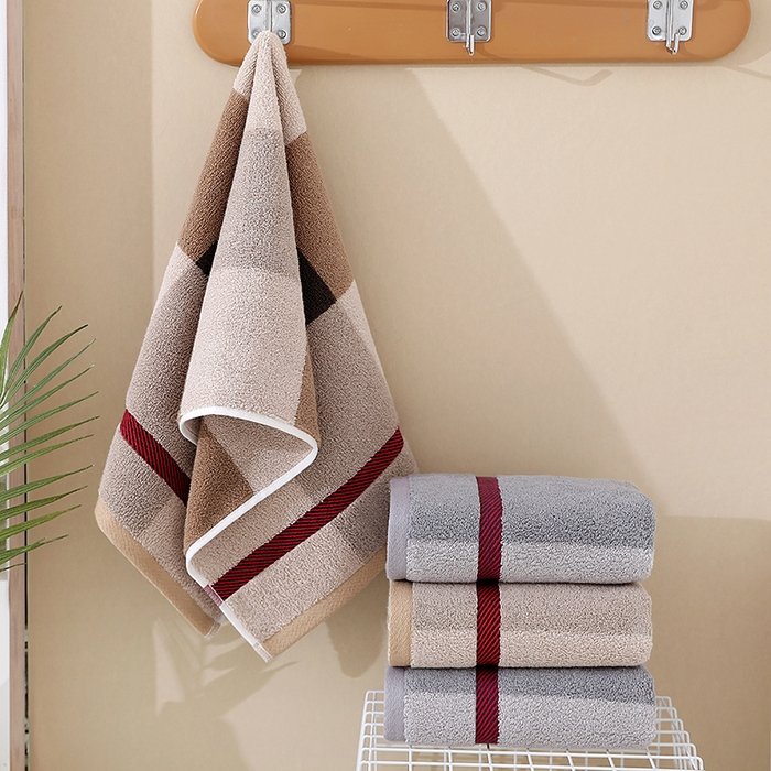 91家纺网 家纺一手货源 找家纺 娇兰毛巾 2025新款7A抗菌阁毛巾 棕色 76*34cm/条