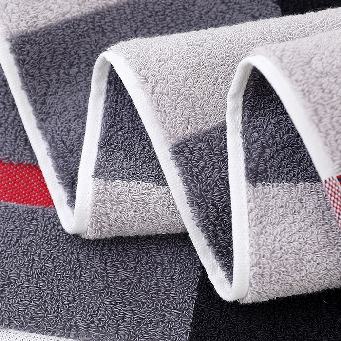 91家纺网 家纺一手货源 找家纺 娇兰毛巾 2025新款7A抗菌阁毛巾 灰色 76*34cm/条