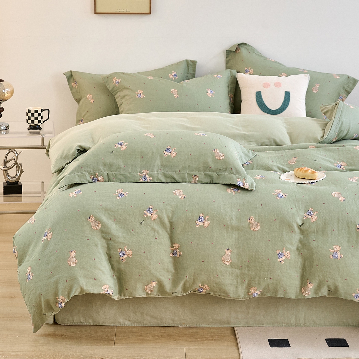 91家纺网 家纺一手货源 找家纺 （总）锦罗绣 2025新款全棉双层纱印花单被套（第二批）