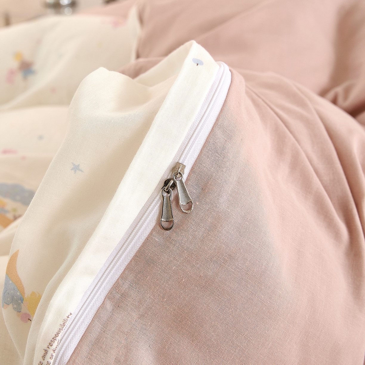 91家纺网 家纺一手货源 找家纺 锦罗绣 2025新款全棉双层纱印花单被套（第二批） 宝贝乐园