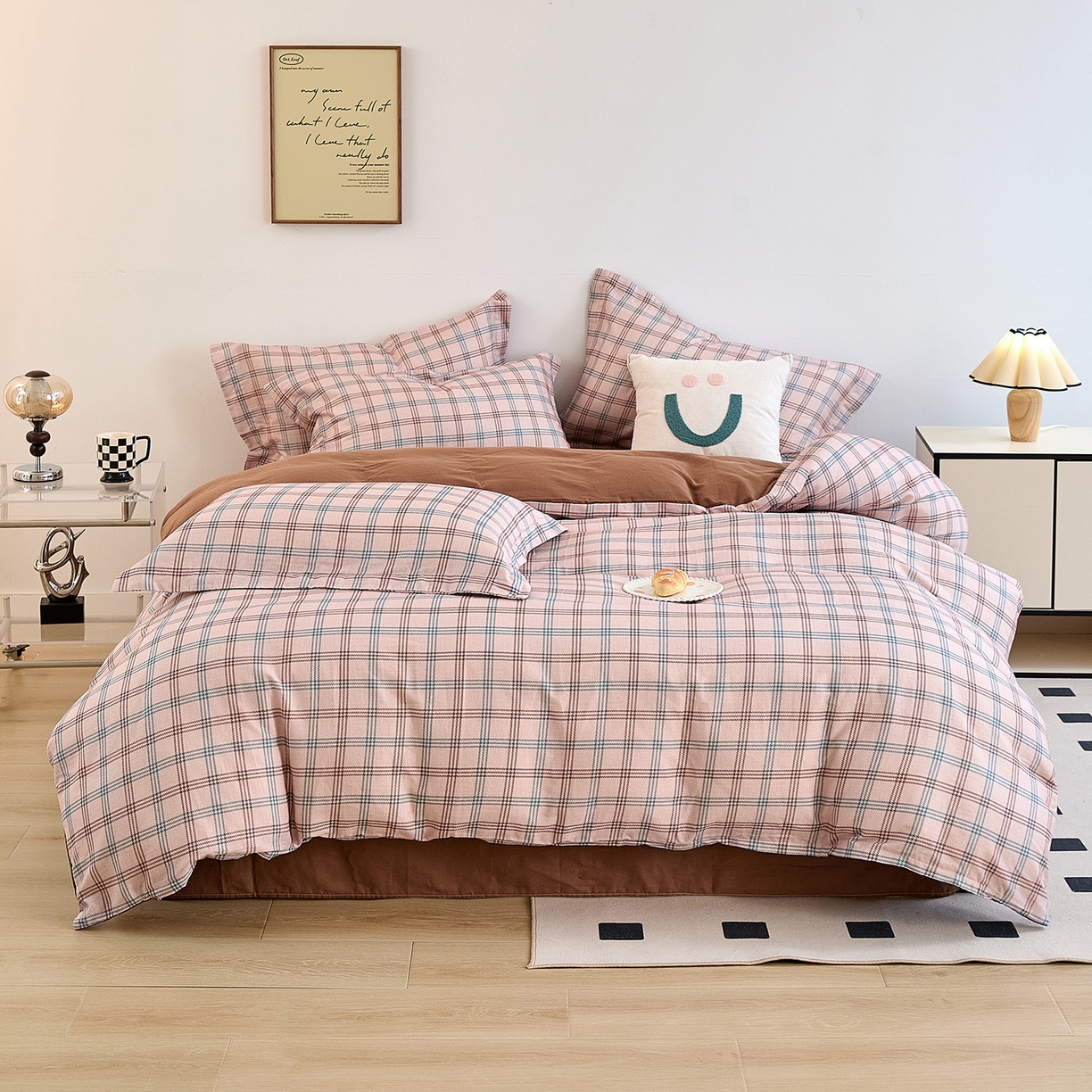 91家纺网 家纺一手货源 找家纺 锦罗绣 2025新款全棉双层纱印花单被套（第二批） 格调王