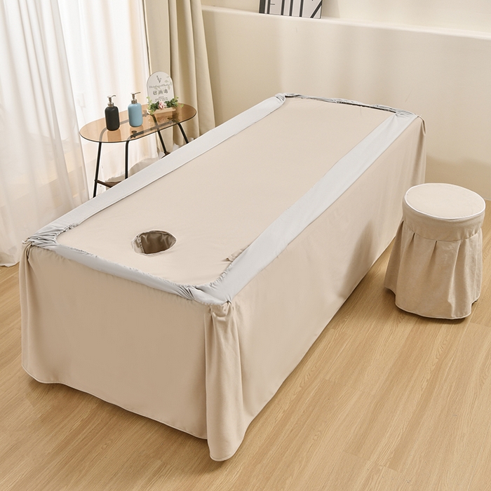 91家纺网 家纺一手货源 找家纺 （总）不打烊家纺 2025新款全棉有氧双层纱羊毛尼美容床罩系列套件-叶繁枝茂