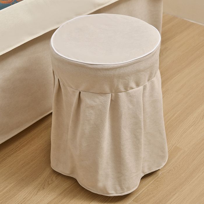 91家纺网 家纺一手货源 找家纺 不打烊家纺 2025新款全棉有氧双层纱羊毛尼美容床罩系列套件-叶繁枝茂 叶繁枝茂-卡其