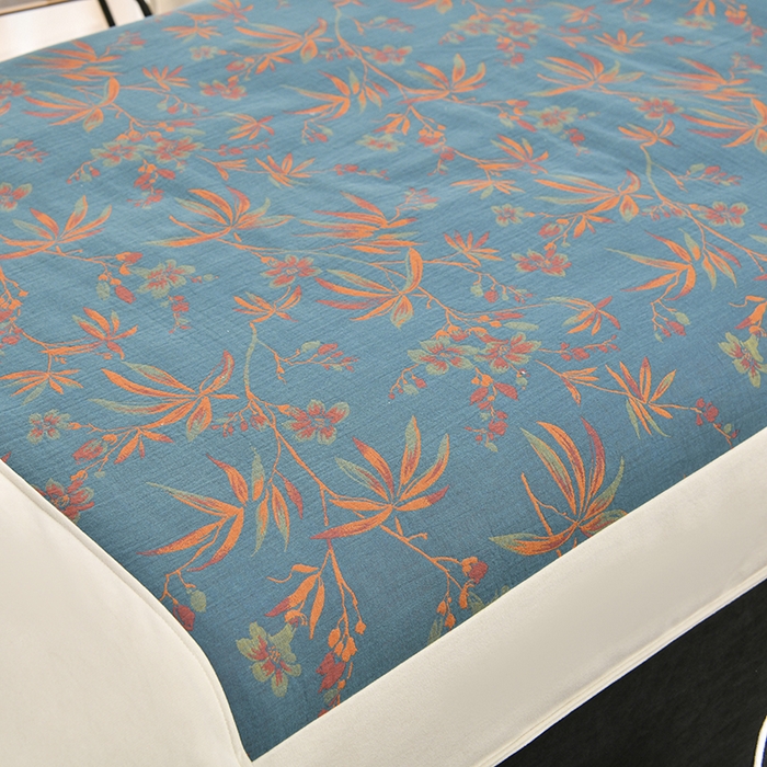 91家纺网 家纺一手货源 找家纺 不打烊家纺 2025新款全棉有氧双层纱羊毛尼美容床罩系列套件-叶繁枝茂 叶繁枝茂-黑色