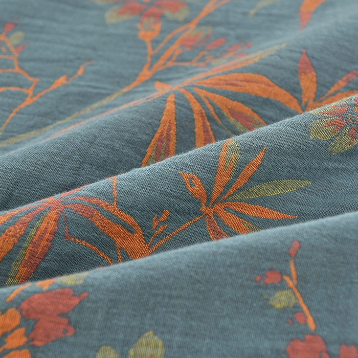 91家纺网 家纺一手货源 找家纺 不打烊家纺 2025新款全棉有氧双层纱羊毛尼美容床罩系列套件-叶繁枝茂 叶繁枝茂-墨绿