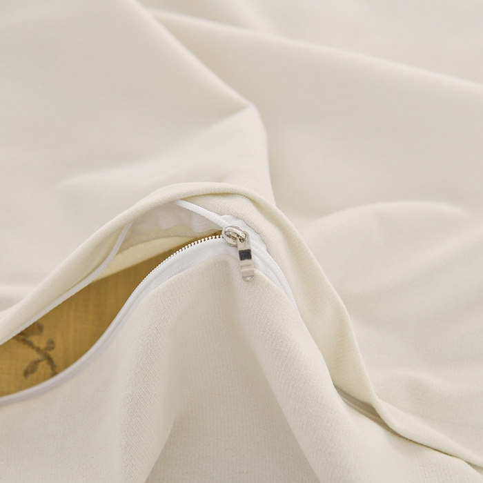 91家纺网 家纺一手货源 找家纺 （总）不打烊家纺 2025新款全棉有氧双层纱羊毛尼美容床罩系列套件-梅花颂