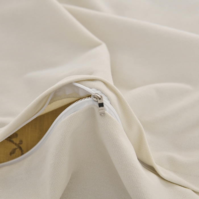 91家纺网 家纺一手货源 找家纺 不打烊家纺 2025新款全棉有氧双层纱羊毛尼美容床罩系列套件-梅花颂 梅花颂-灰色