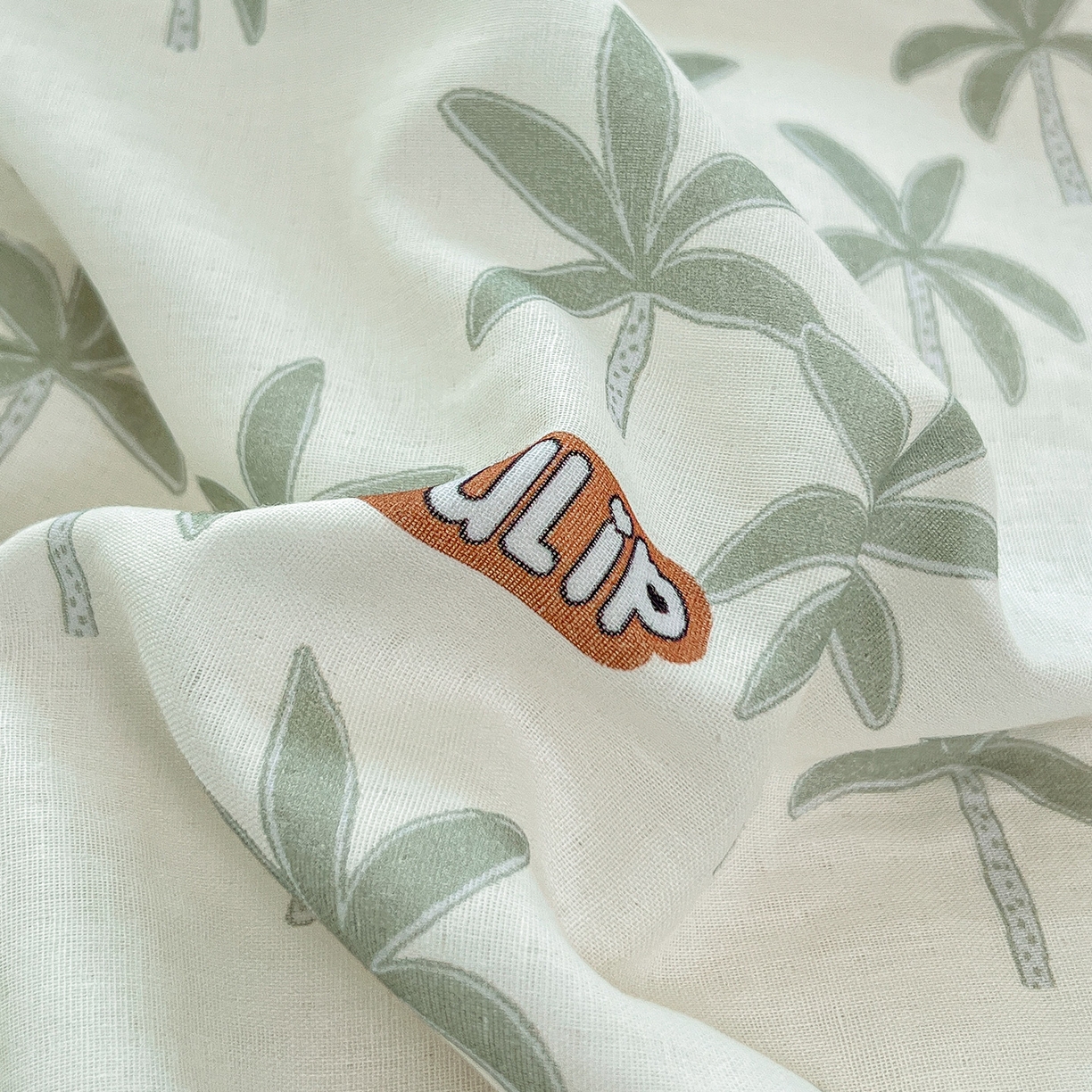 91家纺网 家纺一手货源 找家纺 锦罗绣 2025新款全棉双层纱印花单被套（第二批） 竹影