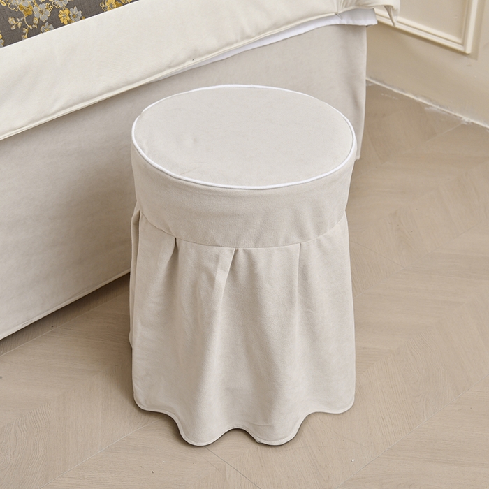 91家纺网 家纺一手货源 找家纺 不打烊家纺 2025新款全棉有氧双层纱羊毛尼美容床罩系列套件-梅花颂 梅花颂-卡其