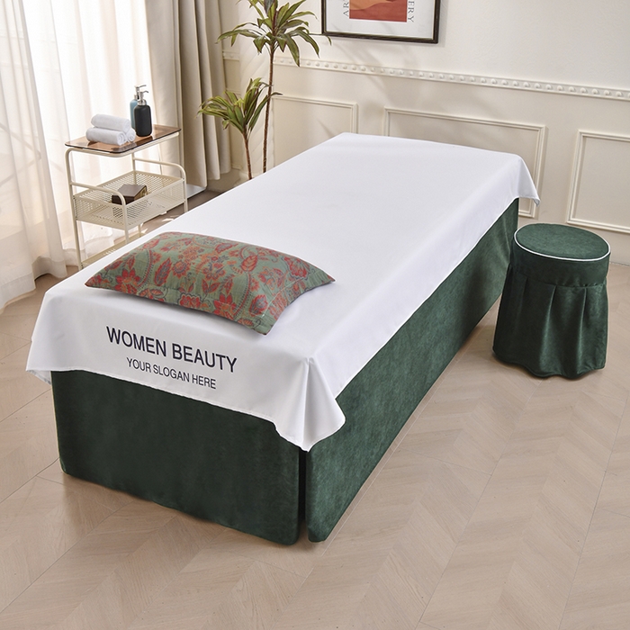 91家纺网 家纺一手货源 找家纺 （总）不打烊家纺 2025新款全棉有氧双层纱羊毛尼美容床罩系列套件-美好旋律