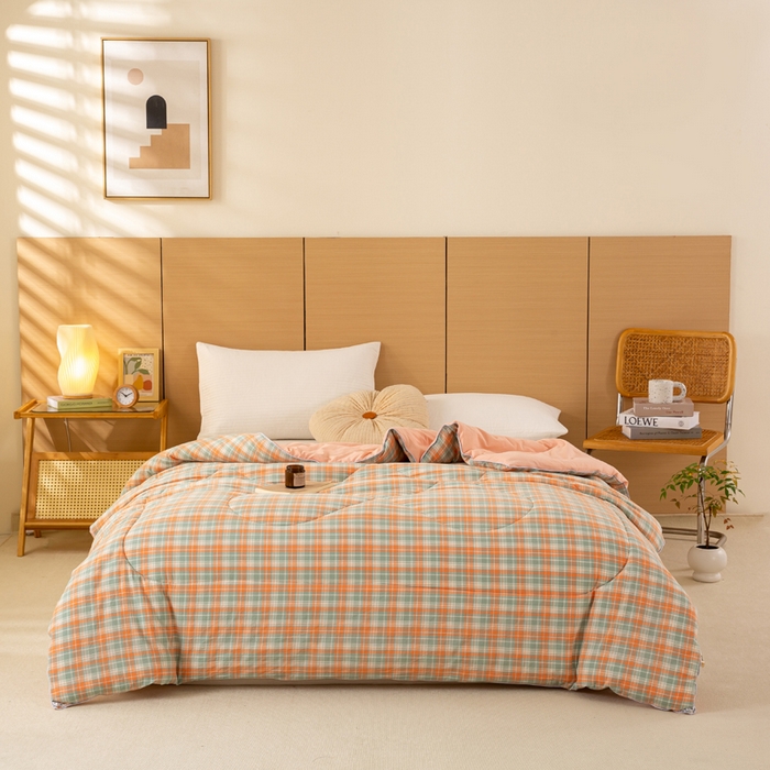 91家纺网 家纺一手货源 找家纺 美梦之都 2025新款全棉纯棉A类新疆棉花冬被被子被芯 粉中格