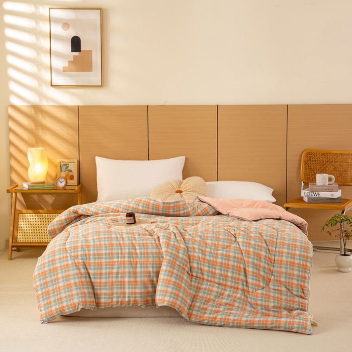 91家纺网 家纺一手货源 找家纺 美梦之都 2025新款全棉纯棉A类新疆棉花冬被被子被芯 粉中格