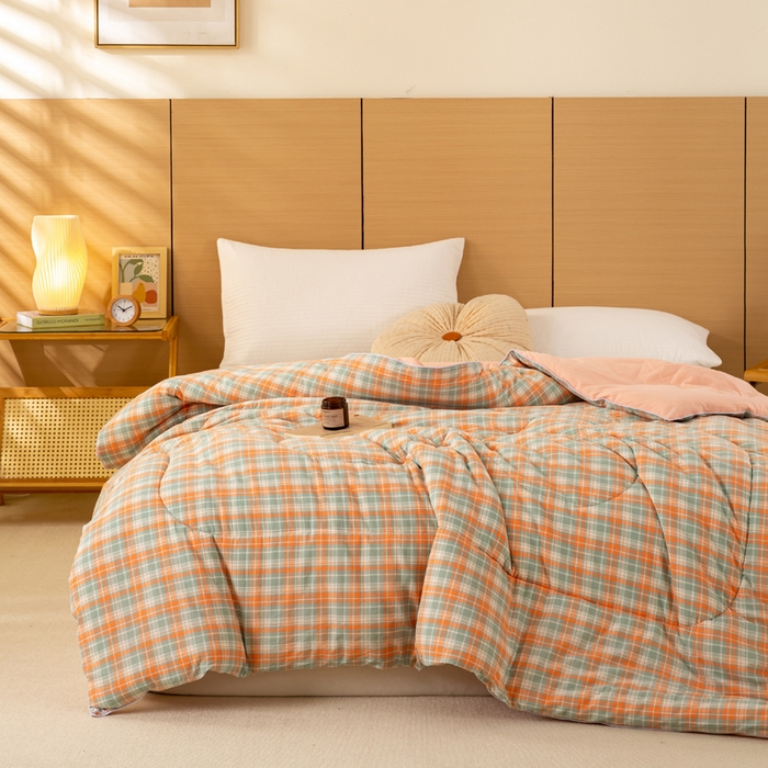 91家纺网 家纺一手货源 找家纺 美梦之都 2025新款全棉纯棉A类新疆棉花冬被被子被芯 粉中格