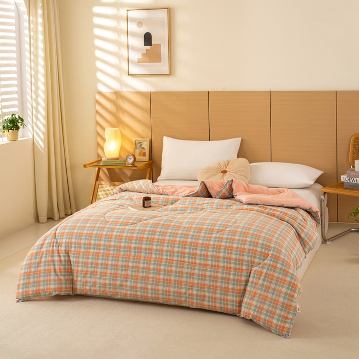 91家纺网 家纺一手货源 找家纺 美梦之都 2025新款全棉纯棉A类新疆棉花冬被被子被芯 粉中格