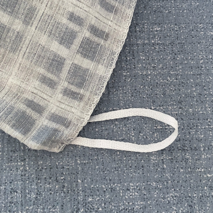 91家纺网 家纺一手货源 找家纺 大麦家纺 2025新款复古风高端提花水洗亚麻原麻四件套 简约线条