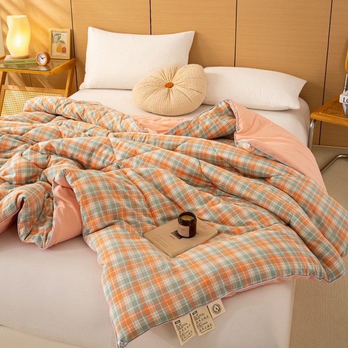 91家纺网 家纺一手货源 找家纺 美梦之都 2025新款全棉纯棉A类新疆棉花冬被被子被芯 粉中格