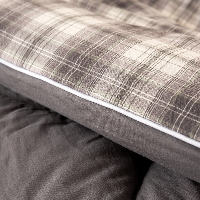 91家纺网 家纺一手货源 找家纺 美梦之都 2025新款全棉纯棉A类新疆棉花冬被被子被芯 灰中格