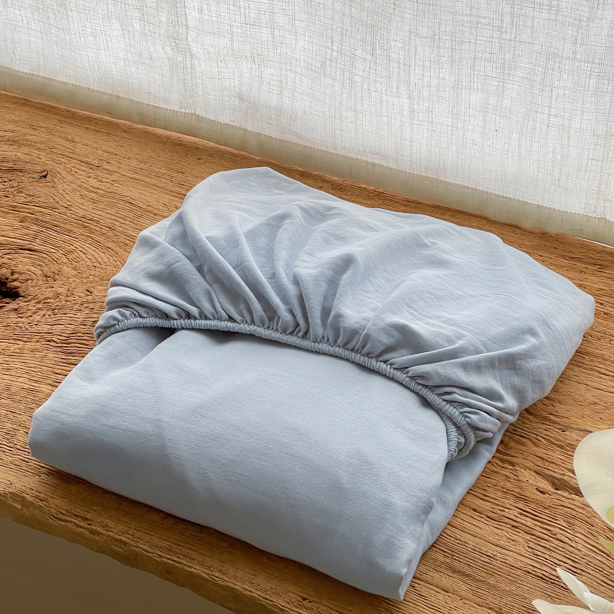 （总）三味舒屋 2025新款花边美学全棉双层纱单品单床笠