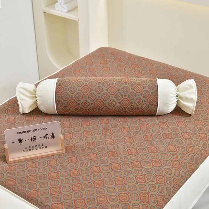 91家纺网 家纺一手货源 找家纺 （总）不打烊家纺 2025新款全棉有氧双层纱羊毛尼美容床罩系列套件-格伦