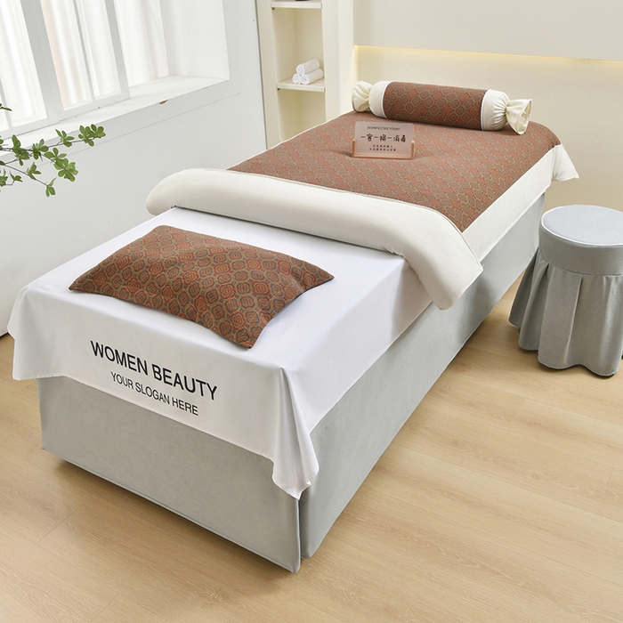 91家纺网 家纺一手货源 找家纺 （总）不打烊家纺 2025新款全棉有氧双层纱羊毛尼美容床罩系列套件-格伦