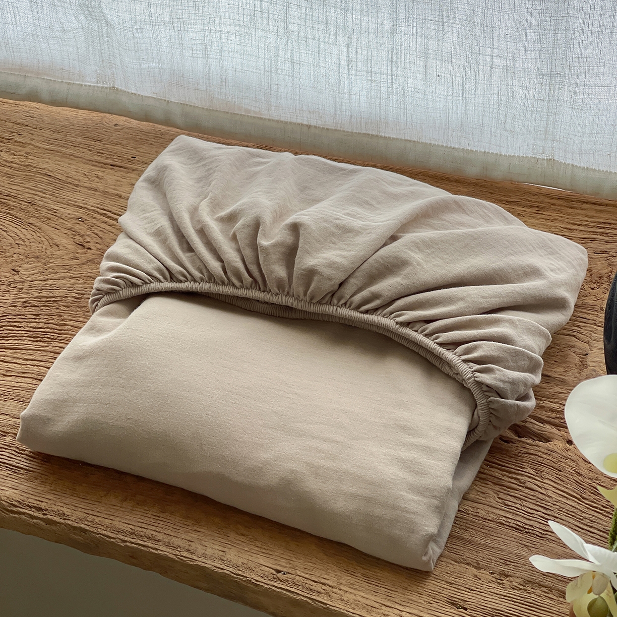 91家纺网 家纺一手货源 找家纺 （总）三味舒屋 2025新款花边美学全棉双层纱单品单床笠