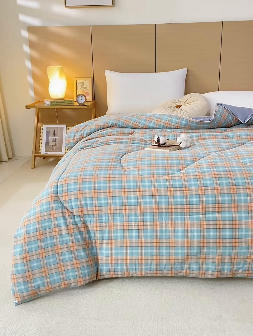 91家纺网 家纺一手货源 找家纺 美梦之都 2025新款全棉纯棉A类新疆棉花冬被被子被芯 简格