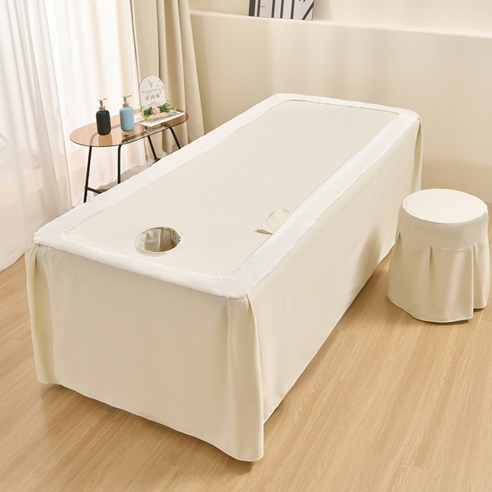 91家纺网 家纺一手货源 找家纺 （总）不打烊家纺 2025新款全棉有氧双层纱羊毛尼美容床罩系列套件-蝶舞