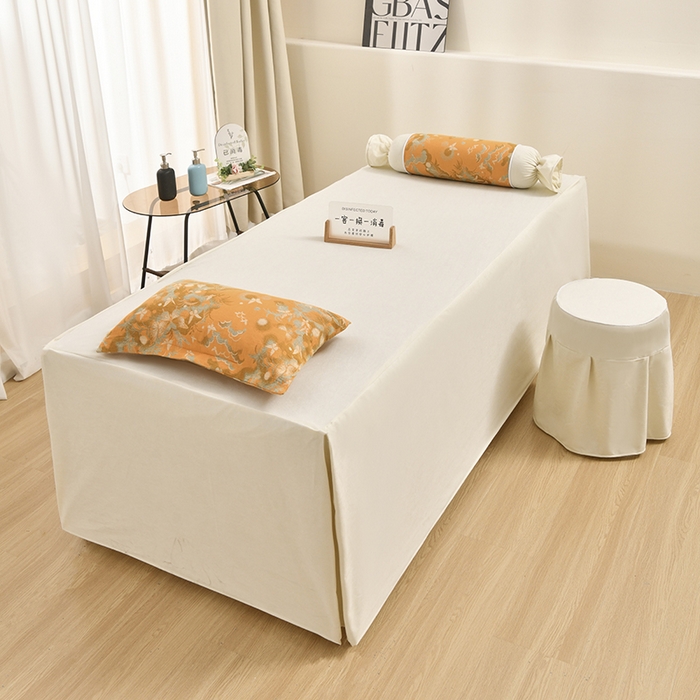 91家纺网 家纺一手货源 找家纺 （总）不打烊家纺 2025新款全棉有氧双层纱羊毛尼美容床罩系列套件-蝶舞