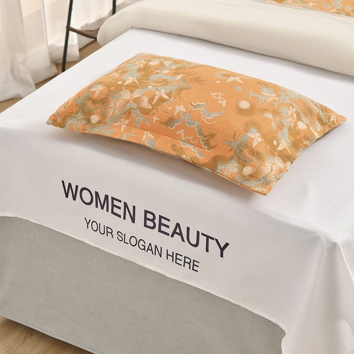 91家纺网 家纺一手货源 找家纺 不打烊家纺 2025新款全棉有氧双层纱羊毛尼美容床罩系列套件-蝶舞 蝶舞-灰色