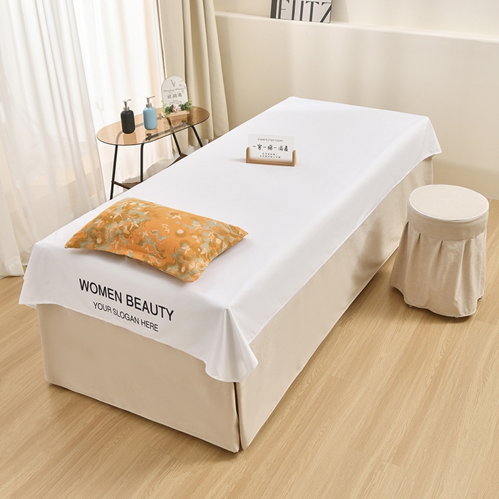 91家纺网 家纺一手货源 找家纺 不打烊家纺 2025新款全棉有氧双层纱羊毛尼美容床罩系列套件-蝶舞 蝶舞-卡其