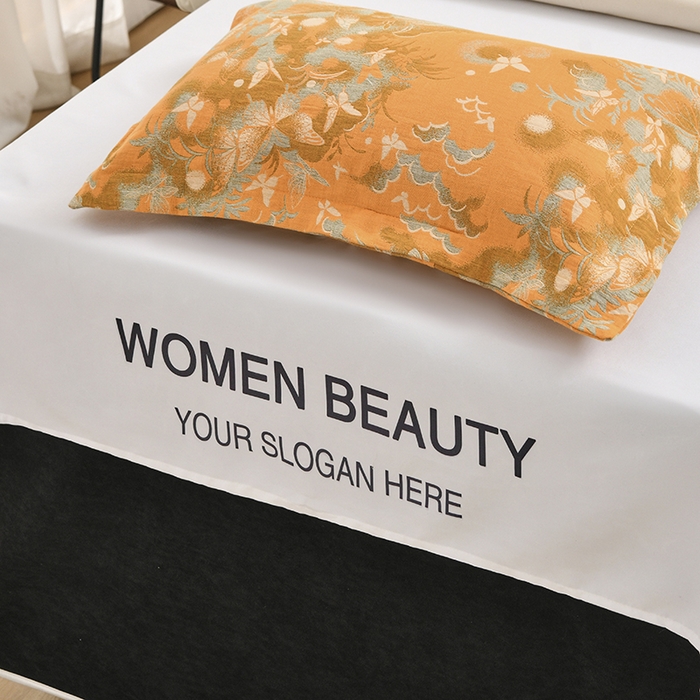 91家纺网 家纺一手货源 找家纺 不打烊家纺 2025新款全棉有氧双层纱羊毛尼美容床罩系列套件-蝶舞 蝶舞-黑色