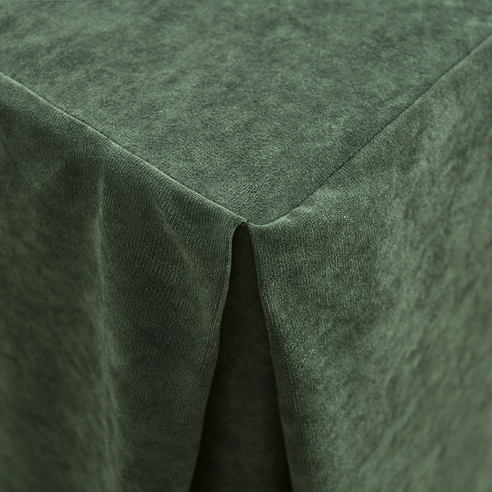 91家纺网 家纺一手货源 找家纺 不打烊家纺 2025新款全棉有氧双层纱羊毛尼美容床罩系列套件-蝶舞 蝶舞-墨绿