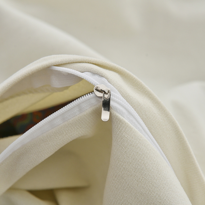 91家纺网 家纺一手货源 找家纺 不打烊家纺 2025新款全棉有氧双层纱羊毛尼美容床罩系列套件-格伦 格伦-米白