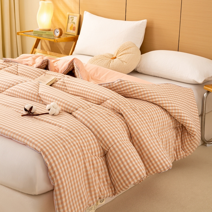 91家纺网 家纺一手货源 找家纺 美梦之都 2025新款全棉纯棉A类新疆棉花冬被被子被芯 玉小格