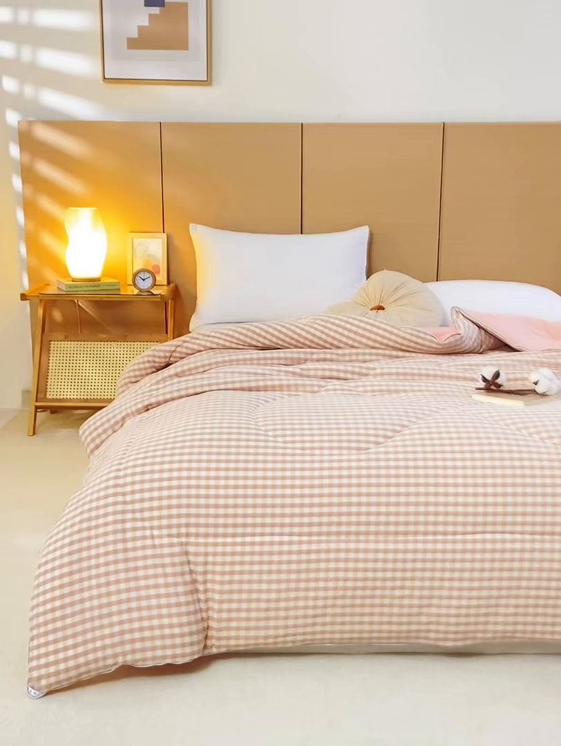 91家纺网 家纺一手货源 找家纺 美梦之都 2025新款全棉纯棉A类新疆棉花冬被被子被芯 玉小格