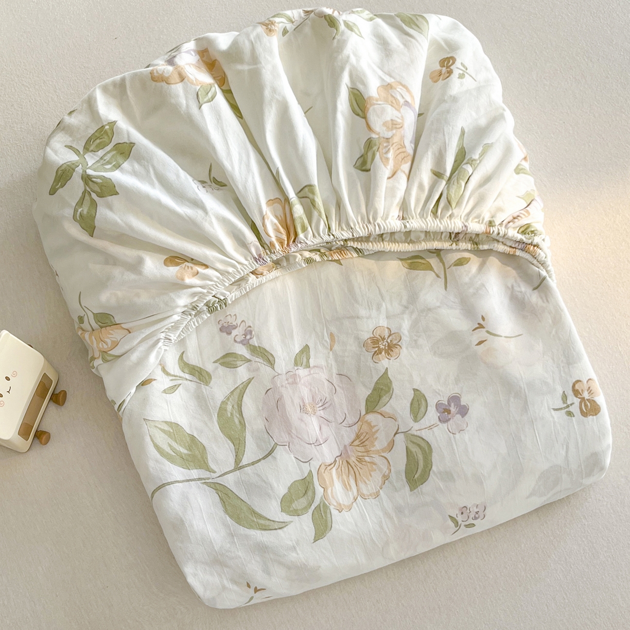 91家纺网 家纺一手货源 找家纺 （总）盛秋家纺 2025新款A类水洗棉卡通印花床笠单品床笠单件单床笠