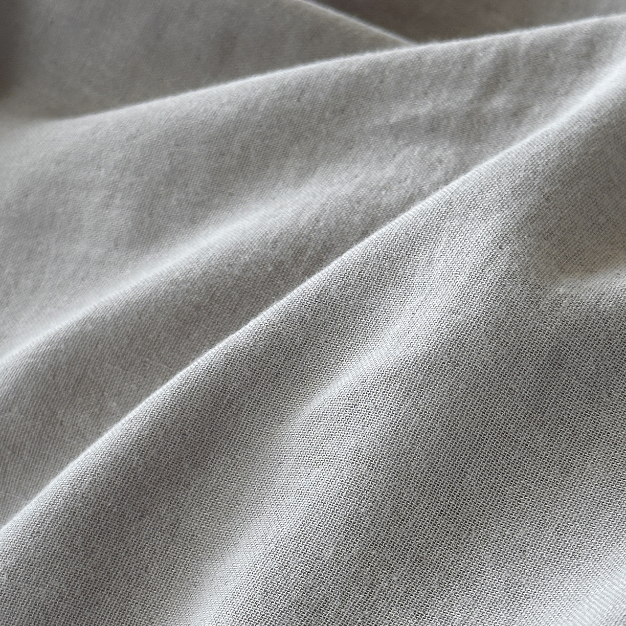 91家纺网 家纺一手货源 找家纺 三味舒屋 2025新款花边美学全棉双层纱单品单被套 浅花灰