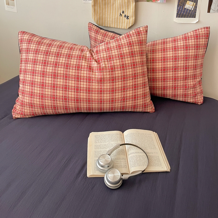 91家纺网 家纺一手货源 找家纺 贝扬思家纺 2025新款云感双层纱印花四件套 圣诞