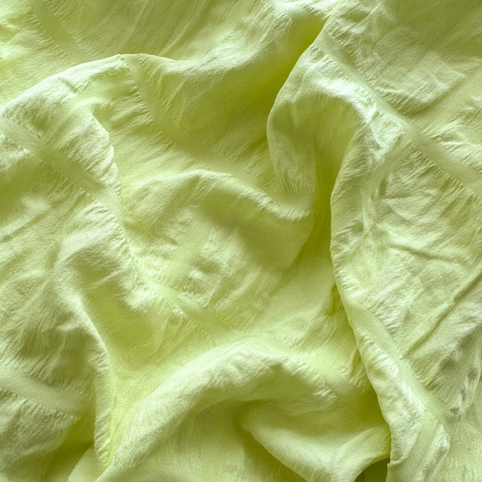 91家纺网 家纺一手货源 找家纺 优卡迪家纺馆 2025新款亲肤舒适A类法式泡泡纱花边款四件套 青柠蜜瓜