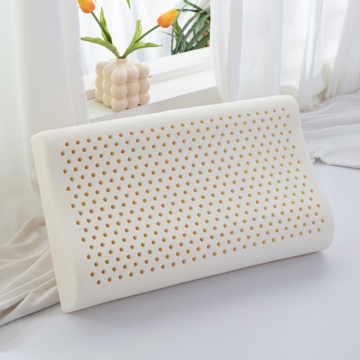 美丽折家纺 2025新款A类全棉儿童乳胶枕枕头枕芯 内芯仅做展示 27x44cm/只（乳胶枕芯+外套+内套）